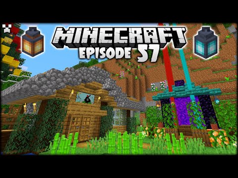 Custom Portal & Fishing Hut! | Minecraft Survival Ep.57