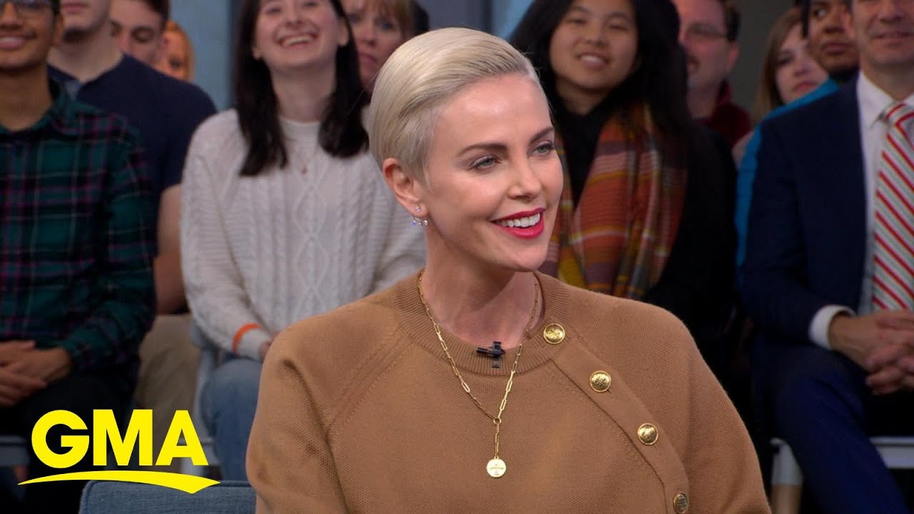 Charlize Theron reacts to Megyn Kelly's take on 'Bombshell' l GMA - YouTube