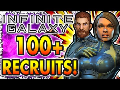 OVER 100 CREW RECRUITS IN INFINITE GALAXY 2021! Infinite Galaxy Gameplay