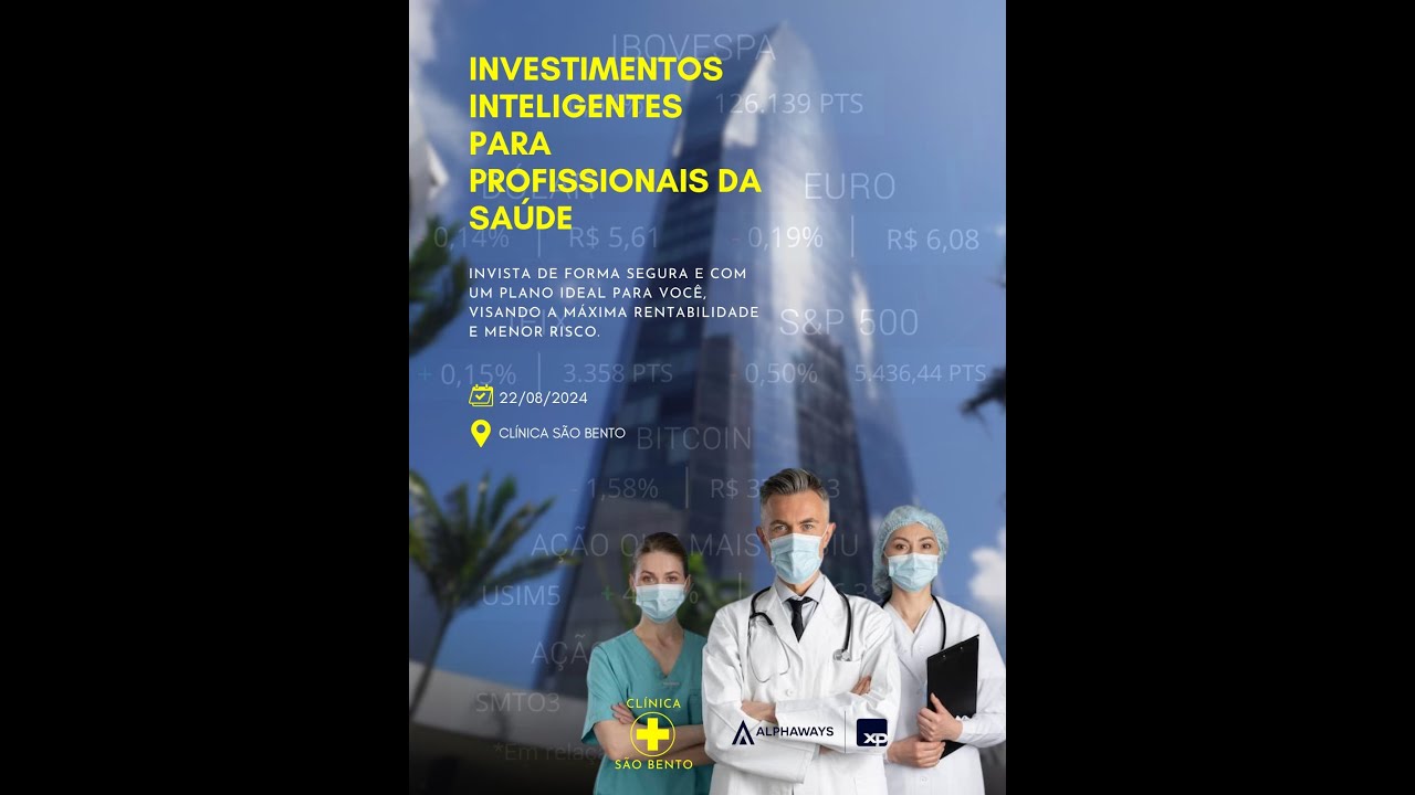 PALESTRA SOBRE INVESTIMENTOS PARA MEDICOS CLINICA SAO BENTO OLINDA