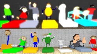 All Neon Vs Swapped Characters Baldi S Basics New Obby Free Online Games - baldi basics in obby new roblox