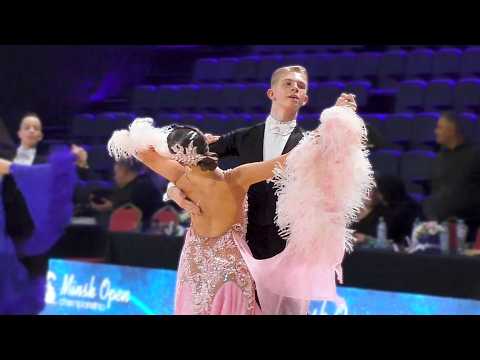 Slow Foxtrot. Junior-2 St (Open) final. Minsk Open Championship 2025. Ballroom dancing