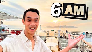 🌄 The EXACT moment we sailed into Japan at 6 AM | Ovation Of The Seas