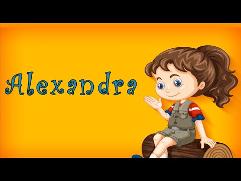 How to Pronounce Alexandra