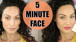 5 Minute Makeup CHALLENGE | The Glam Belle