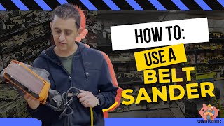 How to use a Ridgid Belt Sander - [4k]