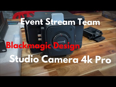 Blackmagic Design Studio Camera 4k pro Unboxing