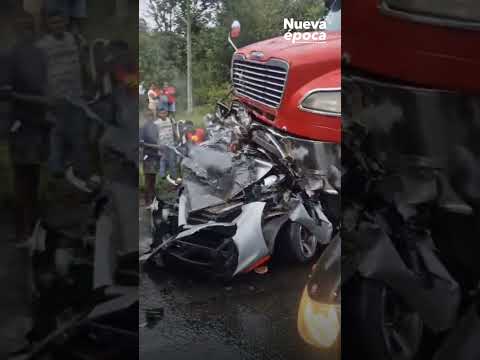 Accidente múltiple la vía Buenaventura - Córdoba deja varios lesionados