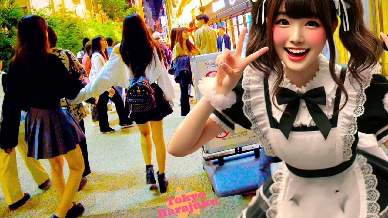 Tokyo Harajuku 👍 Let's go together 💖 4K Nonstop 1 Hour 💖