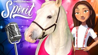 Talented Horse Covers Her Favorite Song! | Riding Free Music Video | SPIRIT RIDING FREE