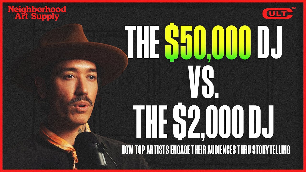 The $50,000 DJ VS $2,000 DJ, How Top Artists Engage Their Audience Thru Storytelling