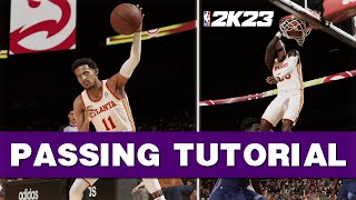 NBA 2K23 - PASSING Tutorial: Bounce Alley-oop, Flashy Pass, Fake Pass & More!! | PlayStation & Xbox