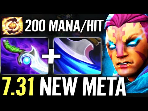 🔥 WTF Anti Mage DIFFUSAL — 7.31 NEW META 200 MANA Burned per HIT RIP Storm Spirit Dota 2 Pro