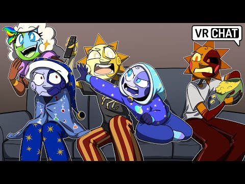 FAMILY MOVIE NIGHT! With Sun, Moon and Solar in VRChat