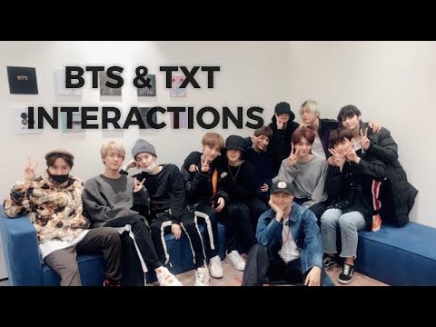 BTS & TXT Interactions