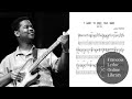 I want to hold your hand - Earl Klugh (Transcription)