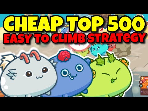 CHEAP TOP 500 TEAM AXIE INFINITY - Season 19 - Budget Build 2700+ MMR Mech Aqua Plant | STRATEGY