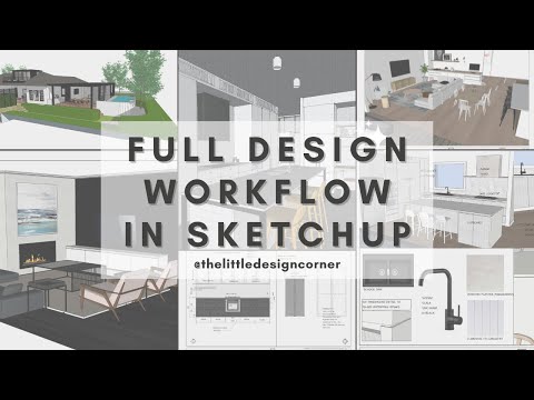 SketchUp for Interior Design - my full design workflow with clients