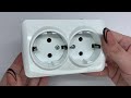 Розетка El-BI Alsu двойная с/з накладная белая IP20 (504-010200-907)