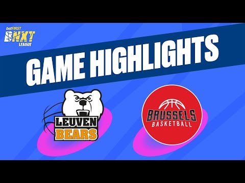 Stella Artois Leuven Bears vs. Brussels Basketball - Game Highlights