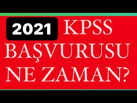 2021 KPSS NE ZAMAN OLACAK ve BAŞVURU TARİHİ?