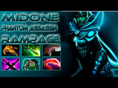 MidOne Phantom Assassin vs Monkey King -- RAMPAGE -- Epic game  TOP MMR Patch 7 00 Dota 2