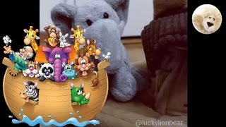 Noah's Ark Mini Plush Song Who Built The Ark Veggie tales Dolls Kids Song Short Video