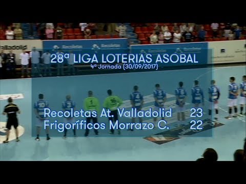 LIGA LOTERIAS ASOBAL J04 Recoletas At. Valladolid- Frigoríficos del Morrazo 23 - 22