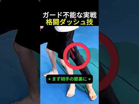 ガード不能な実戦格闘ダッシュ技 #格闘技