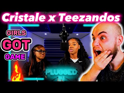 2 Girls 1 Beat... Cristale x Teezandos - Plugged In w/Fumez The Engineer [FIRST TIME REACTION!!!]