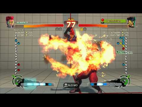 SSF4 AE 2012: meshioX (Viper) vs lsy9983 (Dictator) - Xbox Live Ranked Match