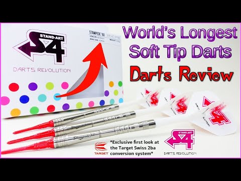 World's LONGEST Soft Tip Darts - S4 STAMPEDE 60 Darts Review