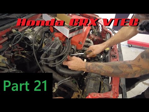 Vou restaurar um carro! Honda CRX VTEC Part21