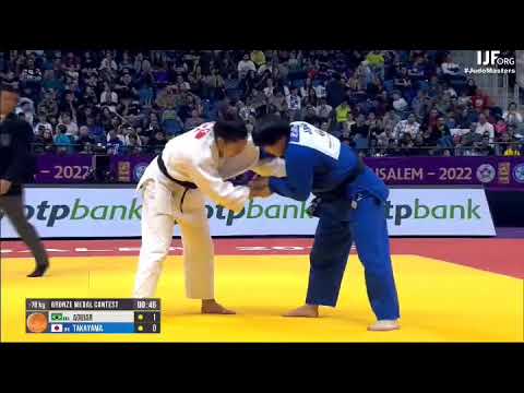 [Judo] AGUIAR M. (BRA) vs TAKAYAMA R. (JPN) Final bronze 78kg Jerusalem Master 2023