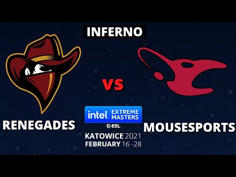 Renegades vs mousesports - INFERNO - FULL GAME - IEM Katowice 2021