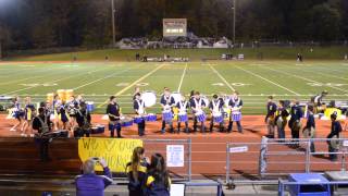 preview picture of video 'Bellevue High School Drumline: Halftime performance 11/1/2013'