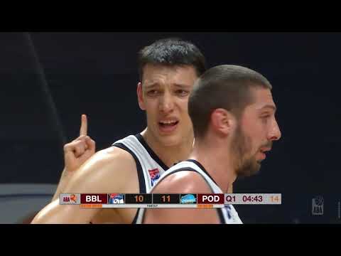 ABA Liga 2 2020/21, Quarter-finals Round 1 match: Borac - Podgorica (19.4.2021)