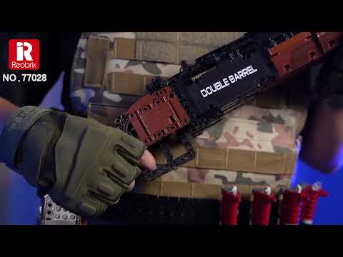 Reobrix 77028 Double Barrel Shotgun - Doppel Schrotflinte Haus  Weapons Collection Waffenkollektion