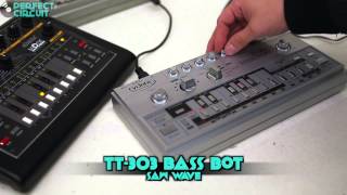 Video thumbnail for Battle of the Basslines - TB-303 vs.  TT-303 vs. x0xb0x MK2 by Perfect Circuit