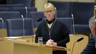 Swedish Parliament Debate on Tuesday February 6, 2018