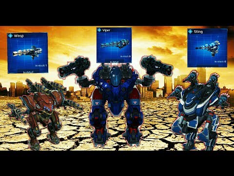 War Robots [test server] - New CORROSION Weapons [Sting, Viper, Wasp]