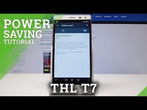 How to Enable Power Saving Mode in THL T7 - Battery Saver