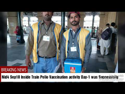 NID4 September18 Inside Train Polio vaccination Day-1 was Successfully