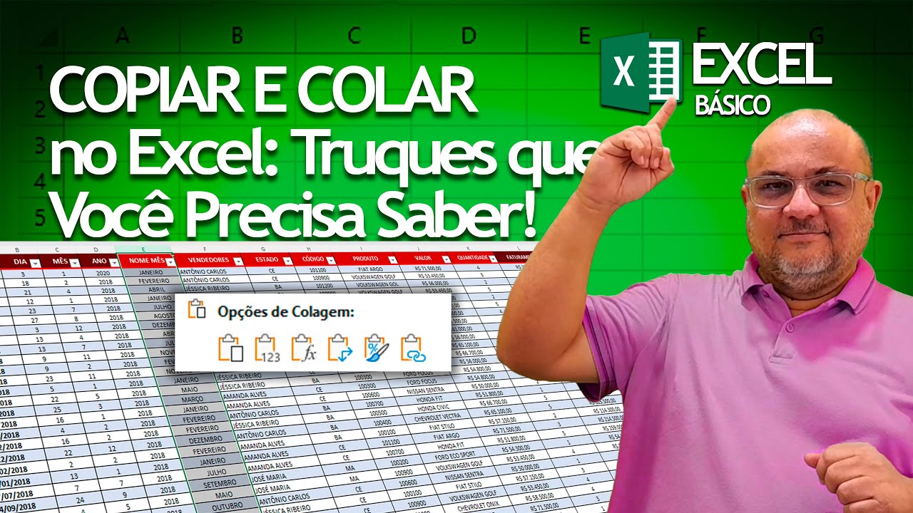 COPIAR E COLAR NO EXCEL TRUQUES QUE VOCÊ PRECISA SABER