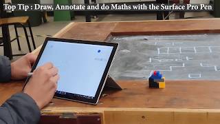 Teach with Surface tip: Draw & Annotate using a Surface combined with 