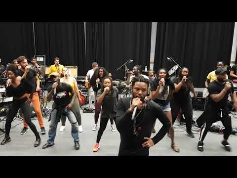 ZO! Gospel Choir rhearsals for The Revolution Televised  concert.