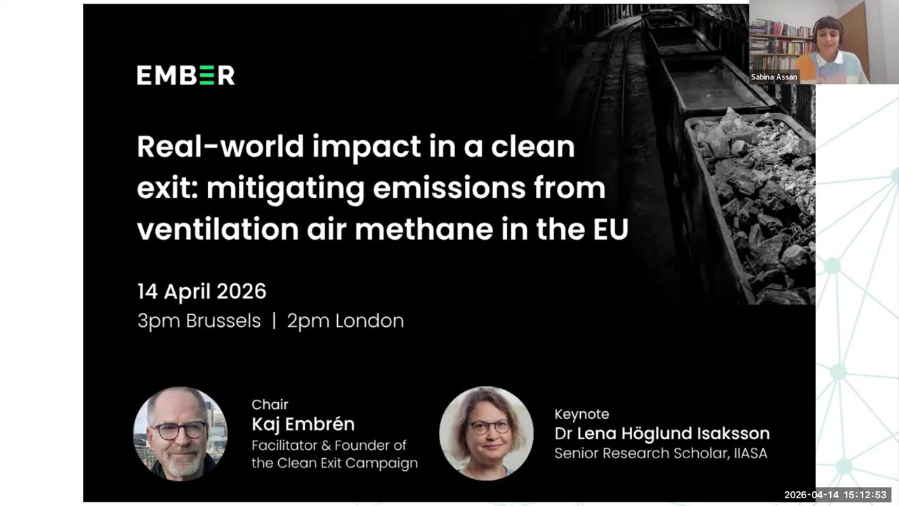 Real-world impact in a Clean Exit: Mitigating emissions from ventilation air methane in the EU