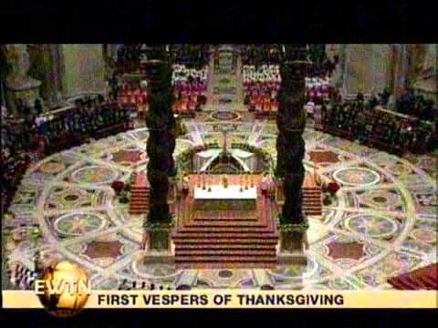 Solemnity of Mary, Mother of God - First Vespers of Thanksgiving (12-31-2010)