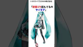 推しランキング2025に入賞したホロメン2選#星街すいせい #白上フブキ