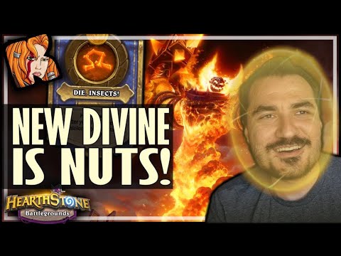 THE NEW DIVINE BUILD IS NUTS! - Hearthstone Battlegrounds